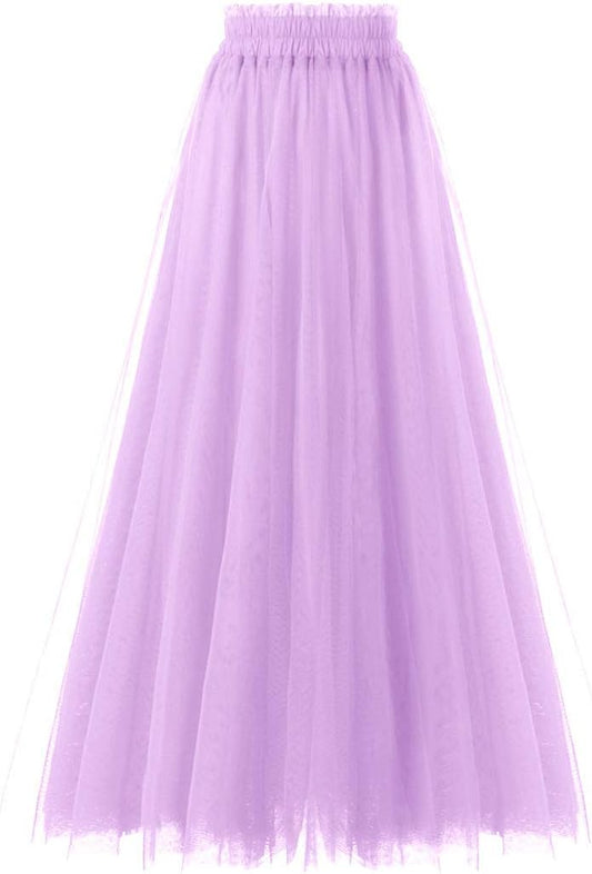 OBBUE Women's A Line Tulle Party Evening Tutu Skirts Review