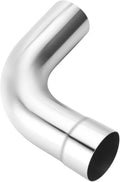 LCGP 90 Degree Exhaust Tube 3.5in OD Stainless Steel - Durable Bend