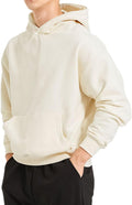 Men Hoodie Sweatshirt Loose Fit Pullover - Comfortable Everyday Wear