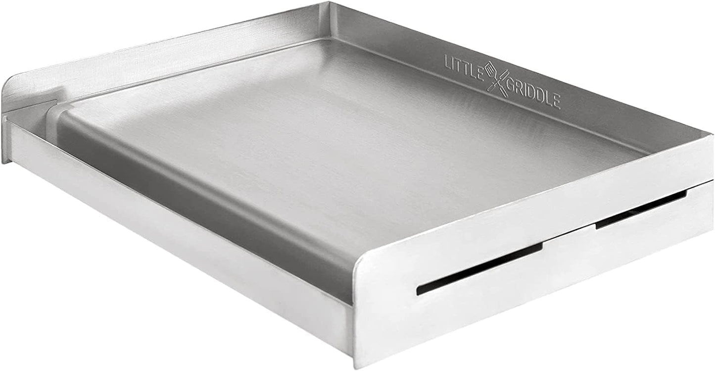 Little Griddle Sizzle-Q SQ180 Stainless Steel Griddle for Grilling