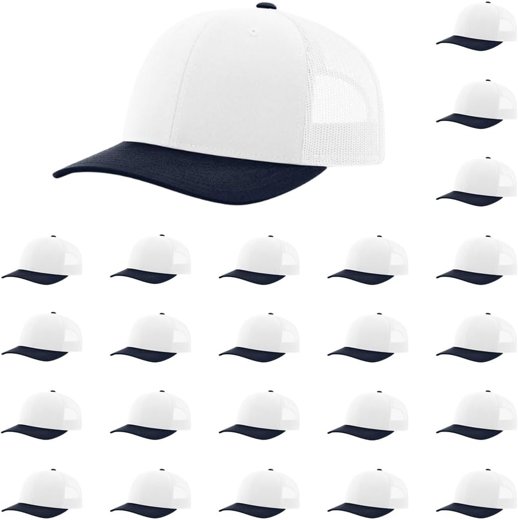 Richardson 112 Classic Six-Panel Adjustable Snapback Trucker Cap