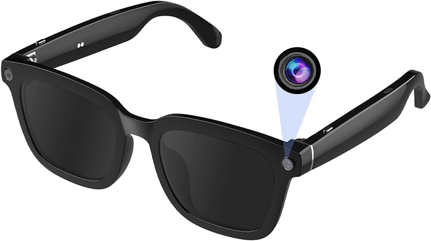 Ai Smart Glasses with Camera and Bluetooth for Active Lifestyles