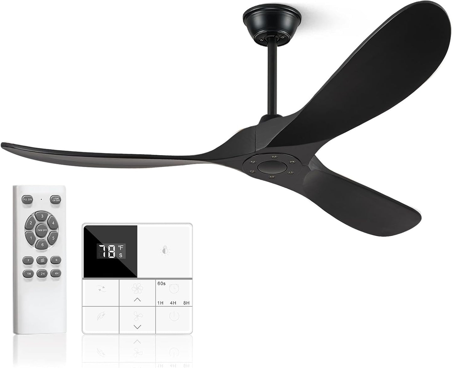 Eliora 52 Inch Ceiling Fan with Remote Control for Indoor Outdoor