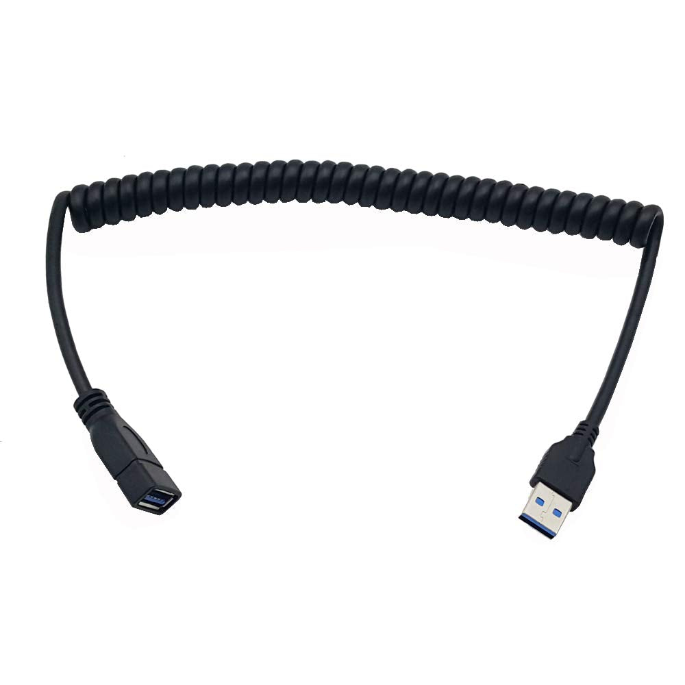 Seadream Coiled USB 3.0 Extension Cable 5ft