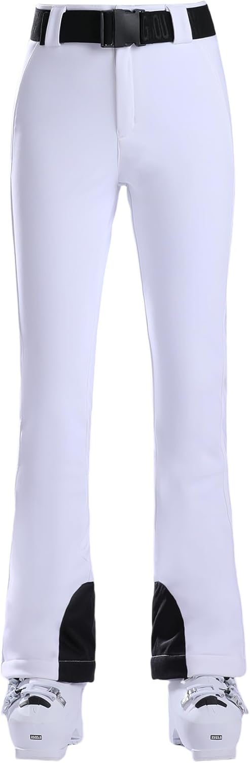 GSOU SNOW Women's Slim Insulated Ski Pants