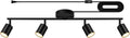 Plug in Track Lighting LED 4-Light Ceiling Kit - Easy Plug-in Install