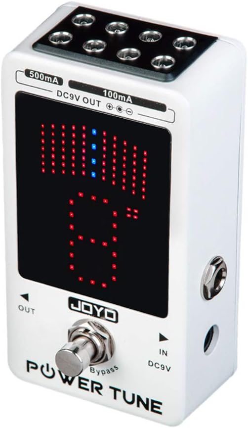 JOYO Power Supply Tuner Pedal with Isolated 8-Channel Outputs
