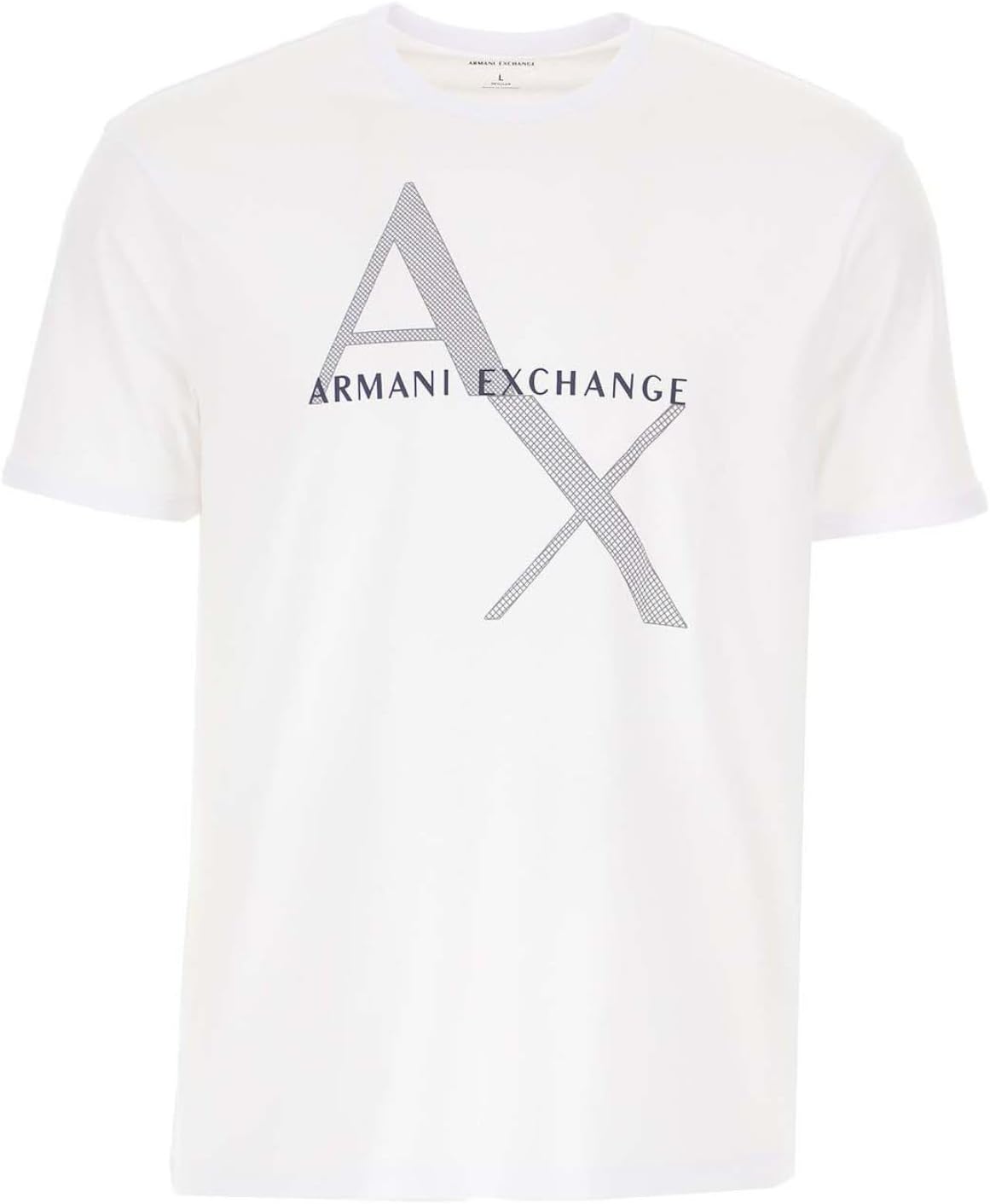 Armani Exchange Mens Crew Neck Logo Tee T Shirt for Comfort