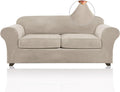 PrinceDeco Velvet Sofa Cover for 72-90 in Couches - Plush Protection