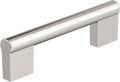 Amerock Versa 3-3/4 in Center-to-Center Polished Nickel Pulls - 10