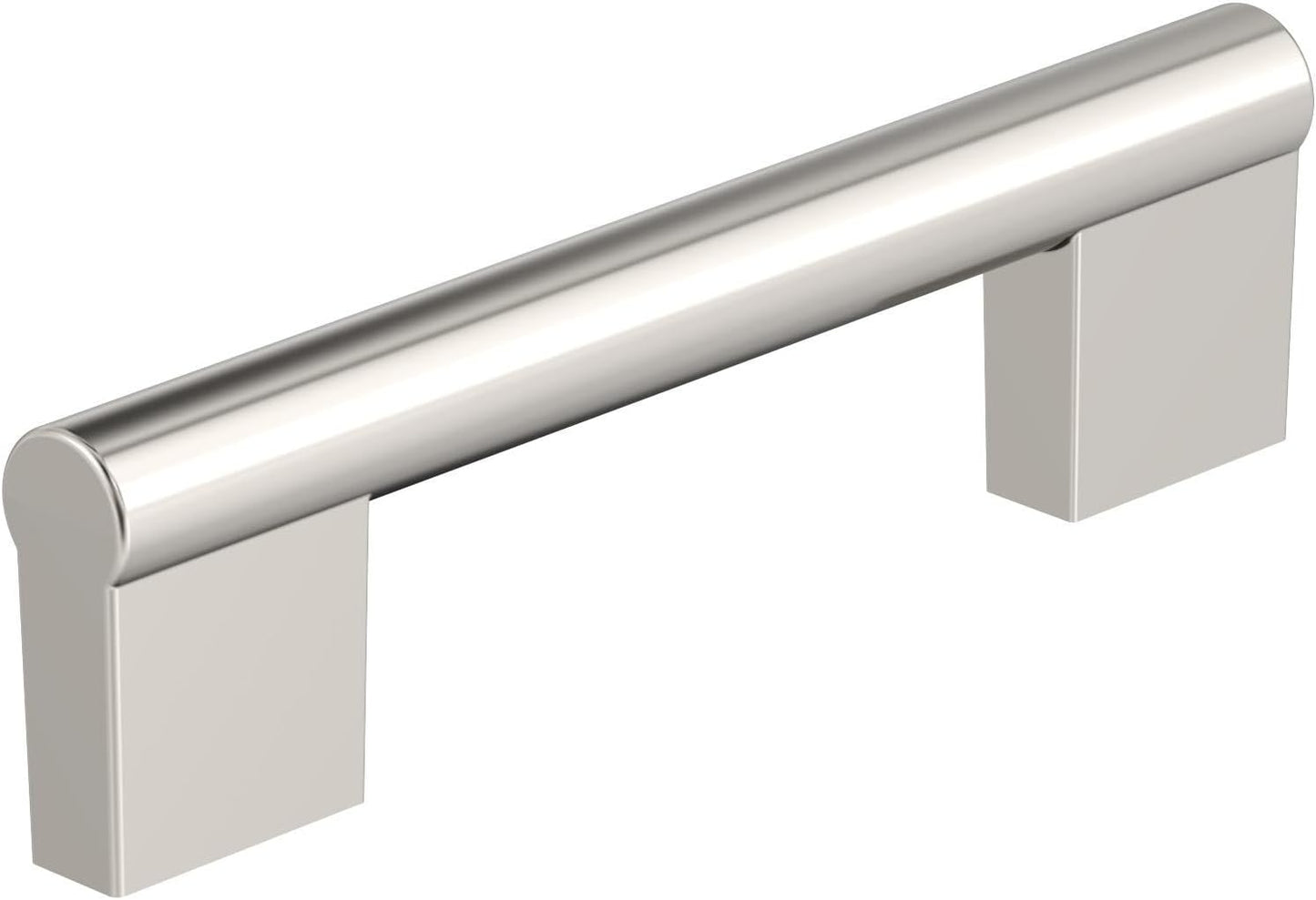 Amerock Versa 3-3/4 inch Polished Nickel Cabinet Pulls - 10 Pack