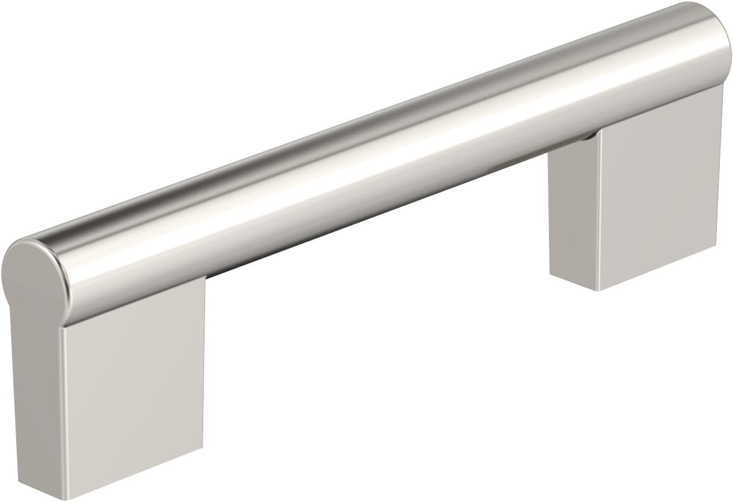 Amerock Versa 3-3/4 inch Polished Nickel Cabinet Pulls - 10 Pack