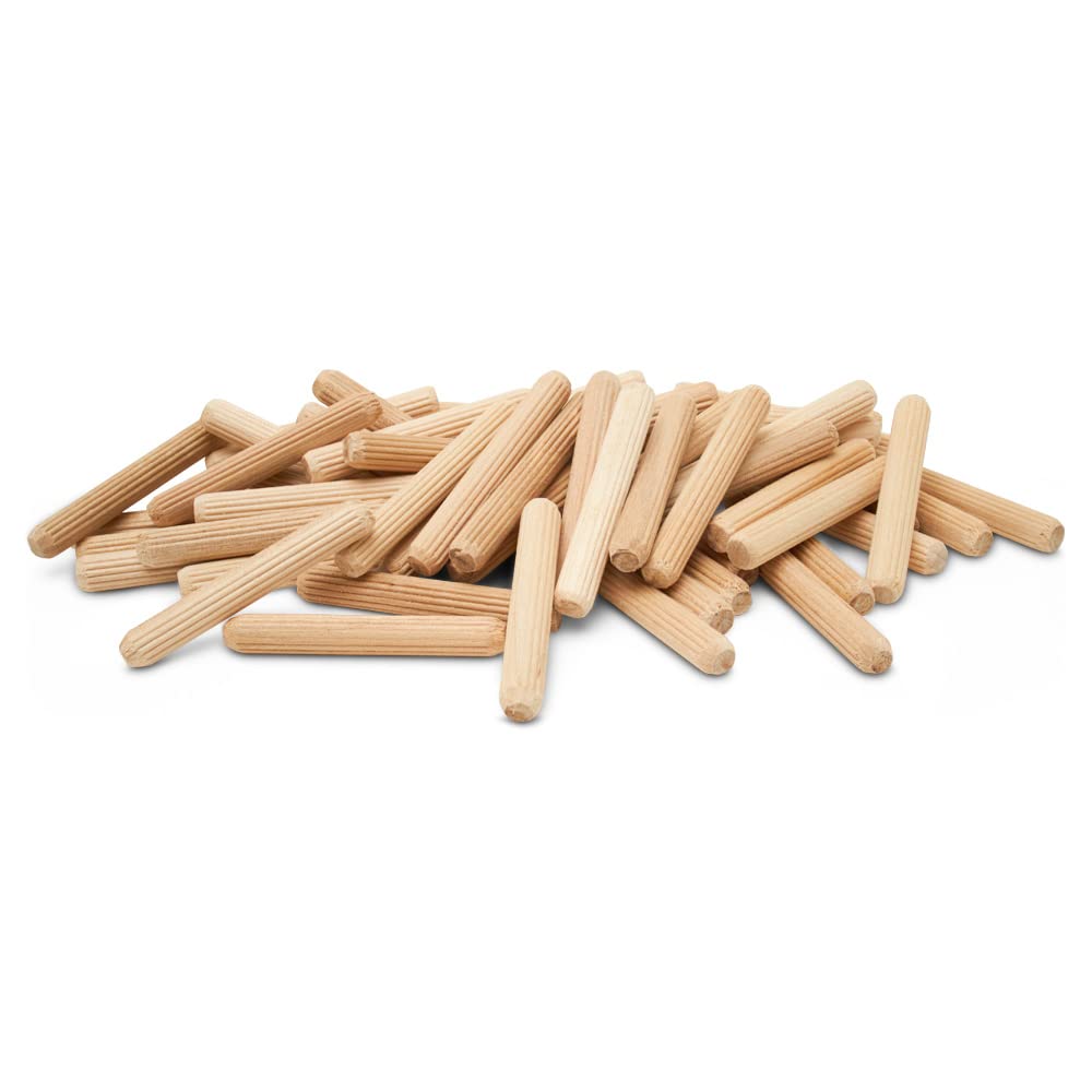 Wooden Dowel Pins for Woodworking and Crafts, Pack of 500