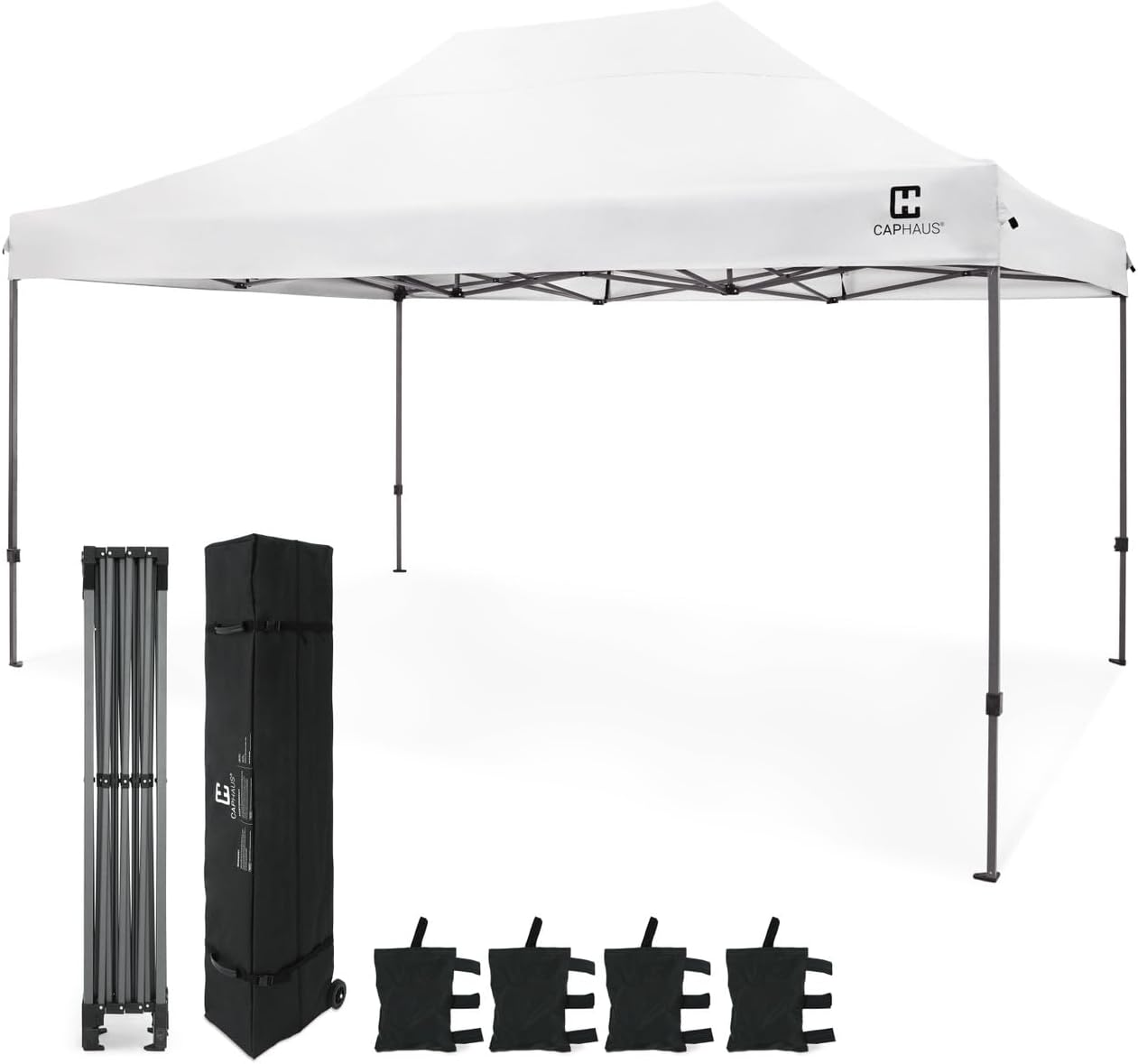 10x15ft Commercial Pop Up Canopy: Easy Setup, Heavy-Duty & Portable