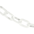 Mr. Chain Heavy Duty Plastic Barrier Chain, White 500 ft - Durable