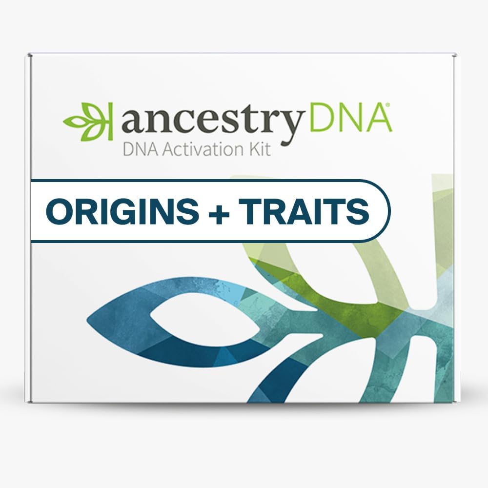 AncestryDNA + Traits Genetic Test Kit for Personalized Insights