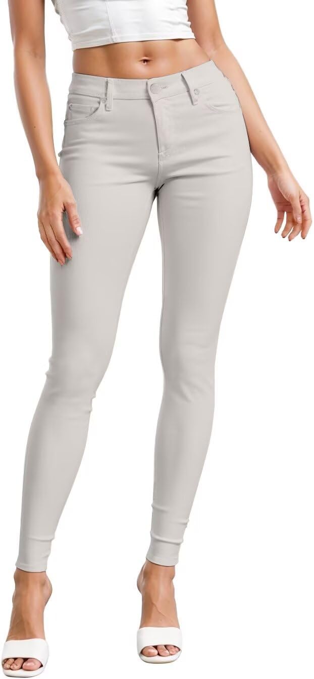 Hybrid & Company Womens Hyper Ultra Stretch Comfy Skinny Pants
