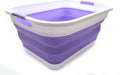 SAMMART 41L Collapsible Plastic Laundry Basket - Space Saving Utility