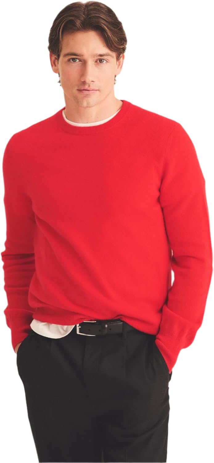Men's Cashmere Crewneck Sweater - Classic Wardrobe Staple