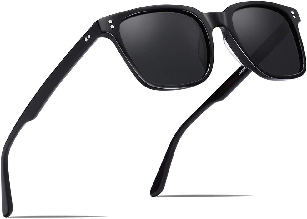CARFIA Acetate Polarized Sunglasses for Women Small Face