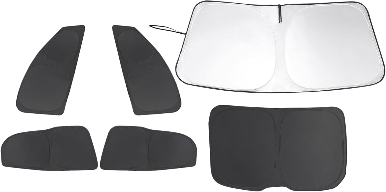Custom Fit Window Shades for Ford Mustang 2015-2023 - 6PCS