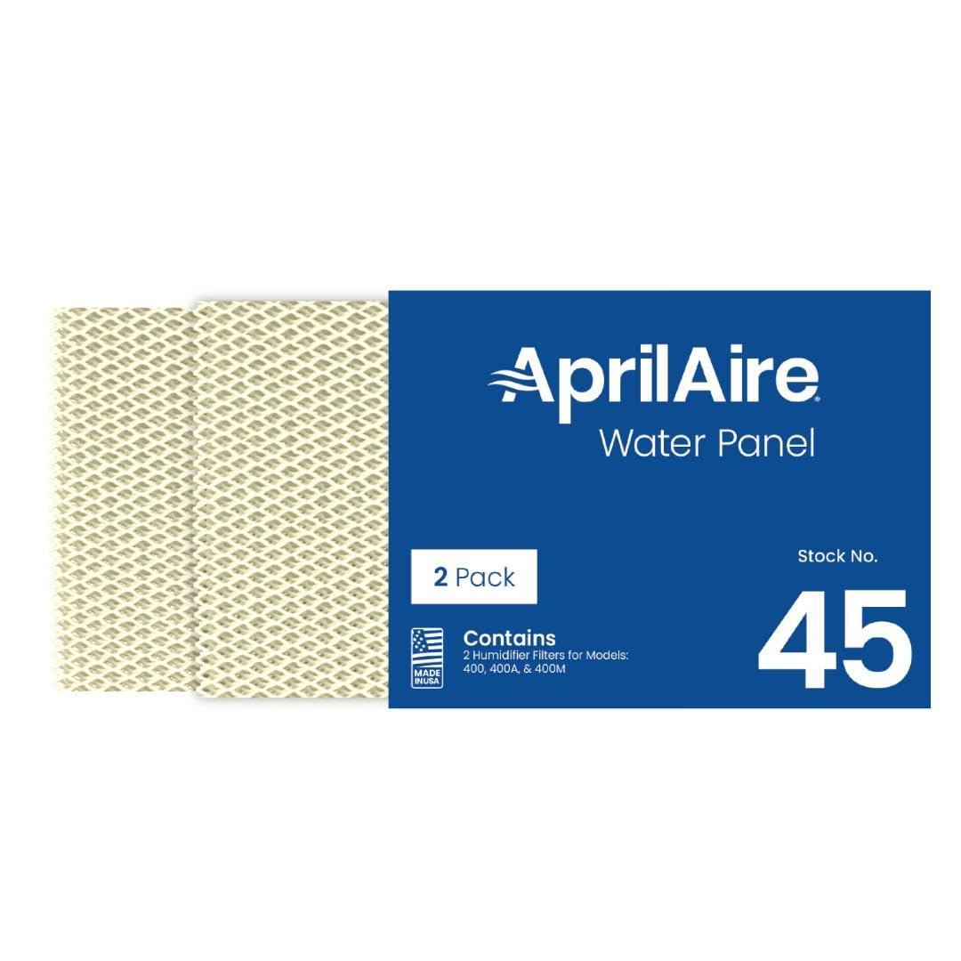 AprilAire 45 Water Panel Humidifier Filter Replacement Pack
