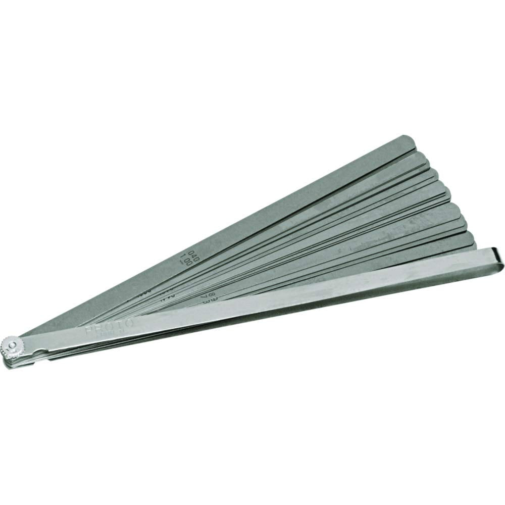 Proto J000TL 25 Blade Long Feeler Gauge Set for Precision Work
