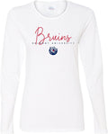 NCAA Thin Script Womens Long Sleeve T Shirt - Belmont Fan Tee