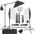 Softbox Lighting Kit 3pcs LED Continuous Photo Lighting - Versatile