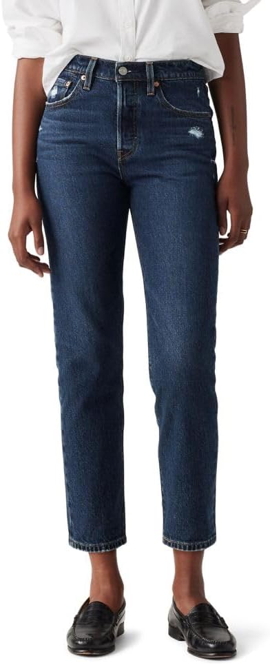 Levi's Women's 501 Crop Jeans: High Rise Slim Fit Style