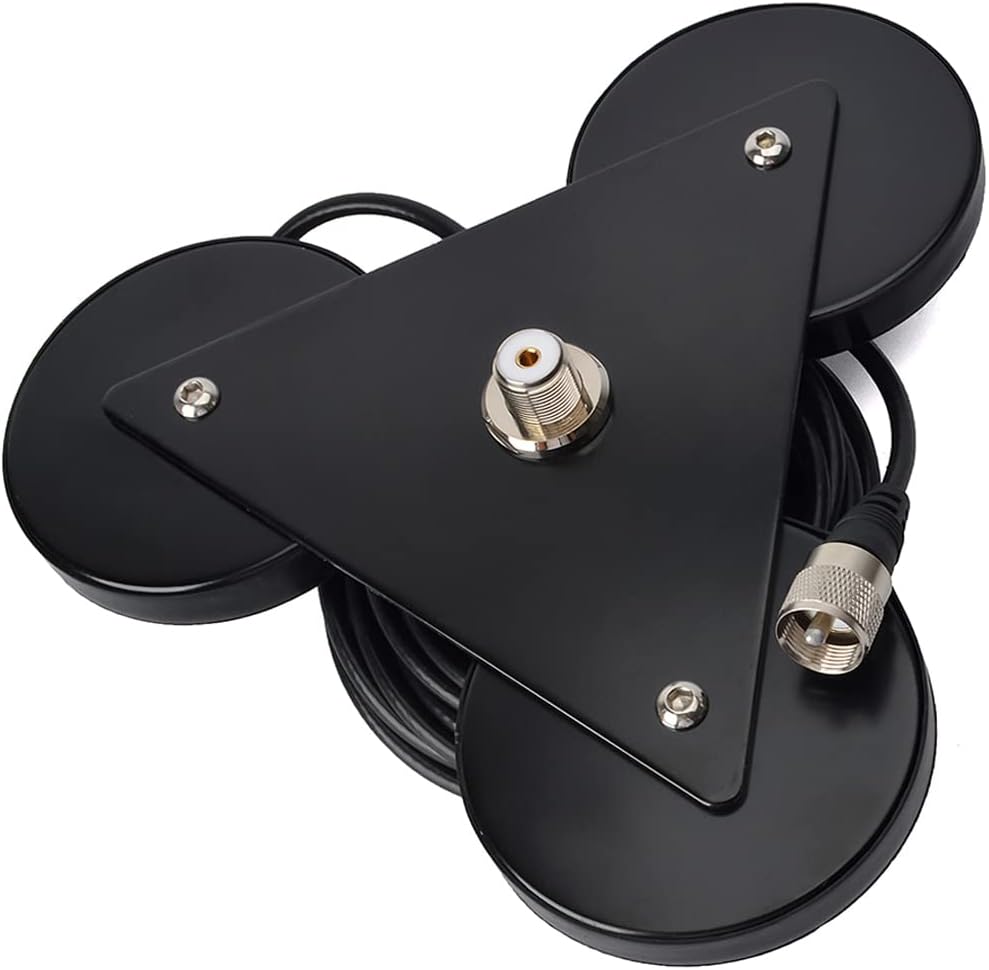 Heavy Duty Magnetic Antenna Mount with 30KG Suction Power