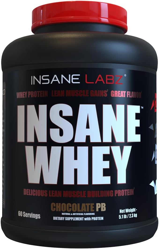 Insane Labz Insane Whey Protein for Lean Muscle Gains 5lbs