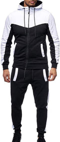 Men's Full Zip Track Suits for Men Set - Outdoor Jogging Tracksuit