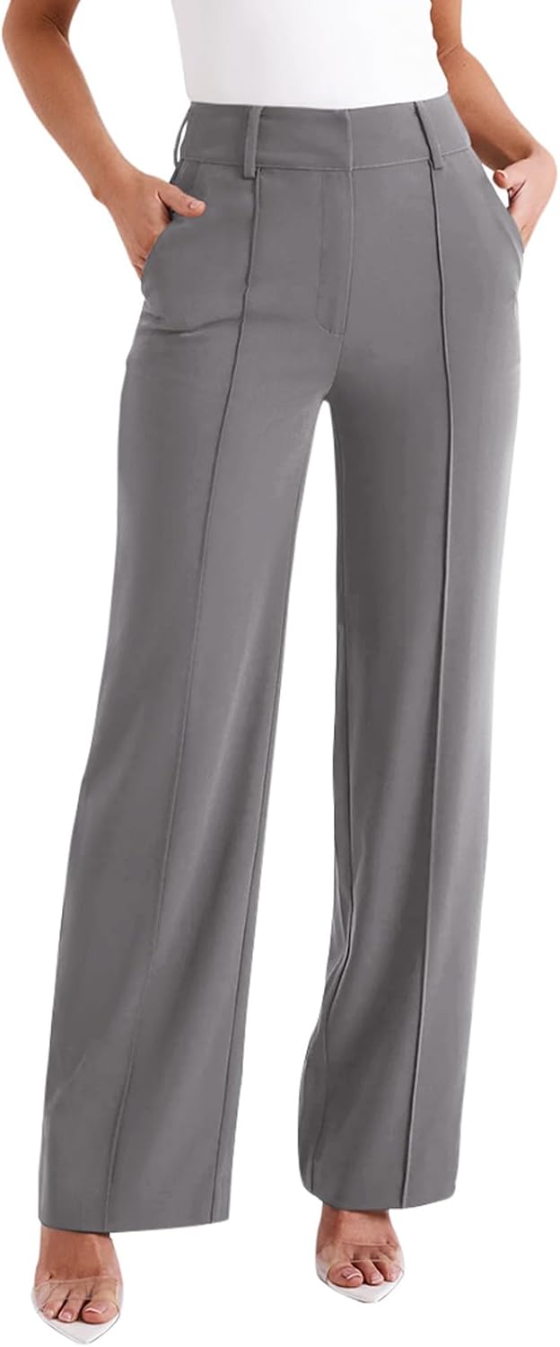 NIMIN High Waisted Work Pants for Women - Stylish and Comfortable