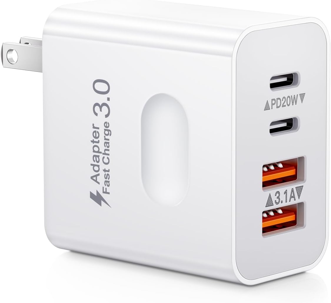 40W Fast USB-C Charger for iPhone & Samsung