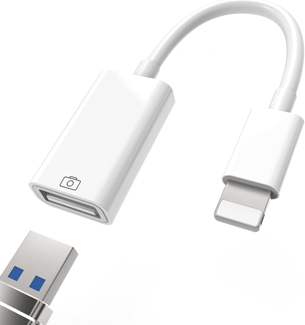 Lightning to USB OTG Cable for Apple Devices - Fast Data Sync!