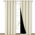 Blackout Drapes Beige 52x84 - NICETOWN Living Room Privacy Panels