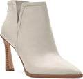 Womens High Heel Booties Pointed Toe V Cut Ankle Boots - Dressy Heel