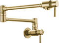 BAGNOLUX Traditional Wall Mounted Pot Filler Faucet for Kitchen