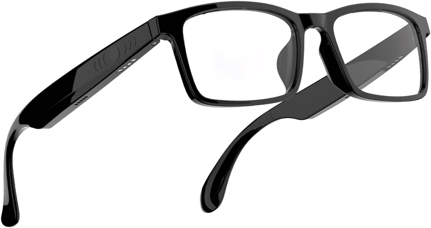 Tulbeys Smart Glasses: Anti-Blue Light, Music & Calls, 100h Battery
