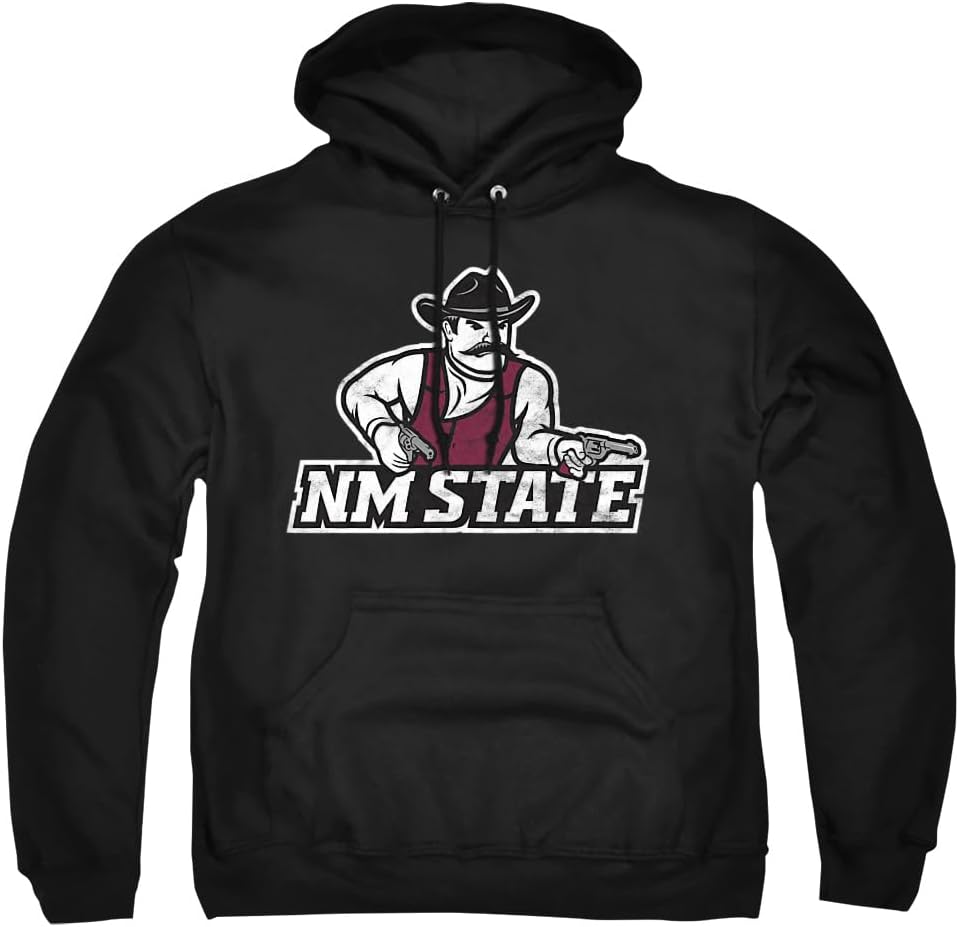 Official Collegiate Distressed Logo Hoodie for Everyday Wear