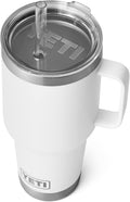 YETI Rambler 35 oz Tumbler: Insulated Travel Mug with Handle