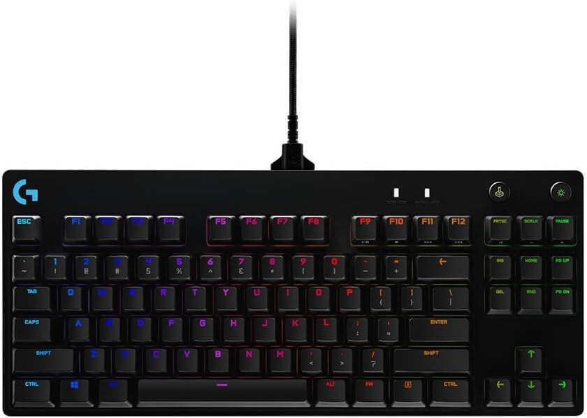 Renewed Logitech G PRO Gaming Keyboard - Ultra Portable Design