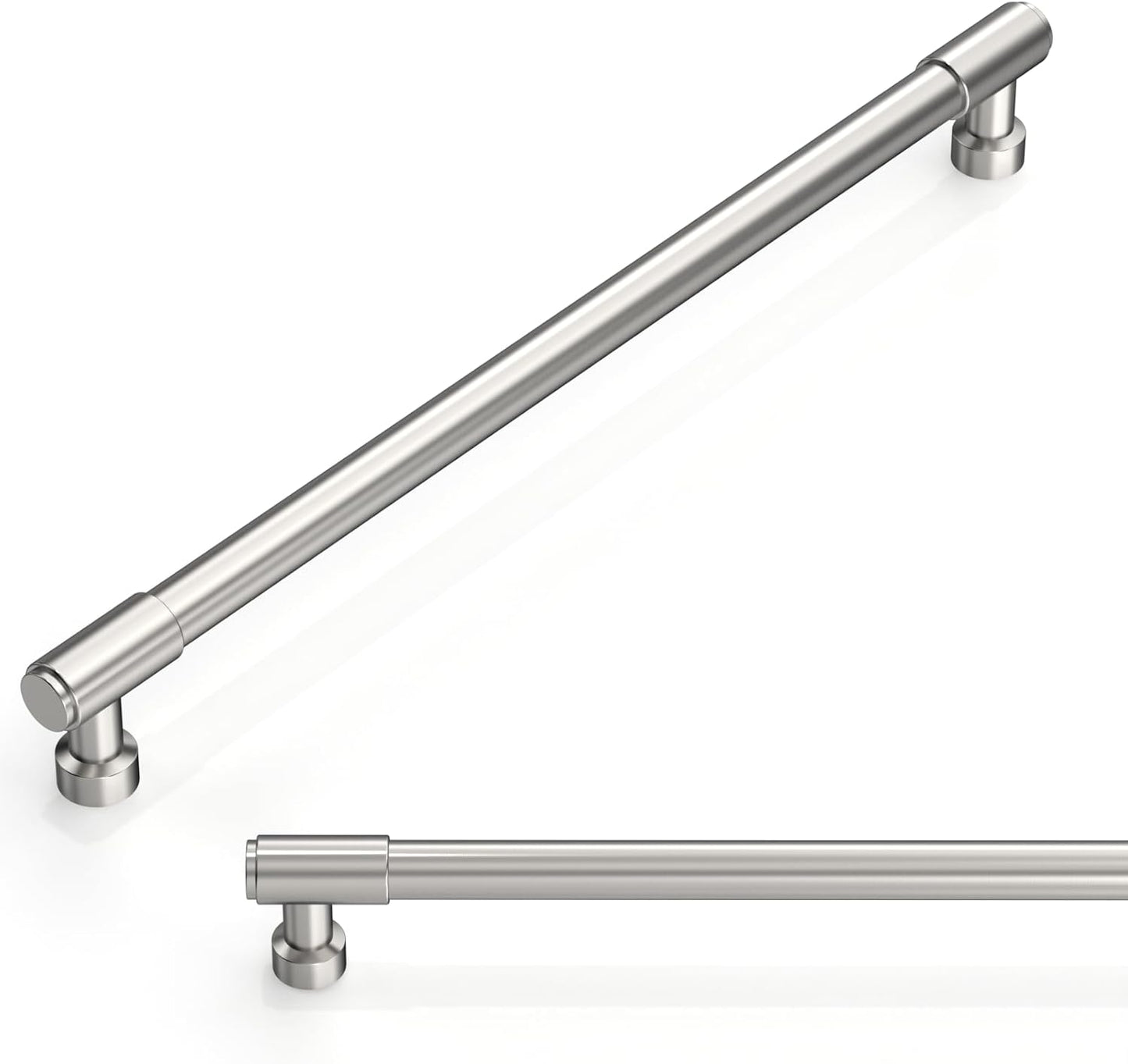 10 Pack Brushed Satin Nickel Cabinet Pulls for Kitchen Handles