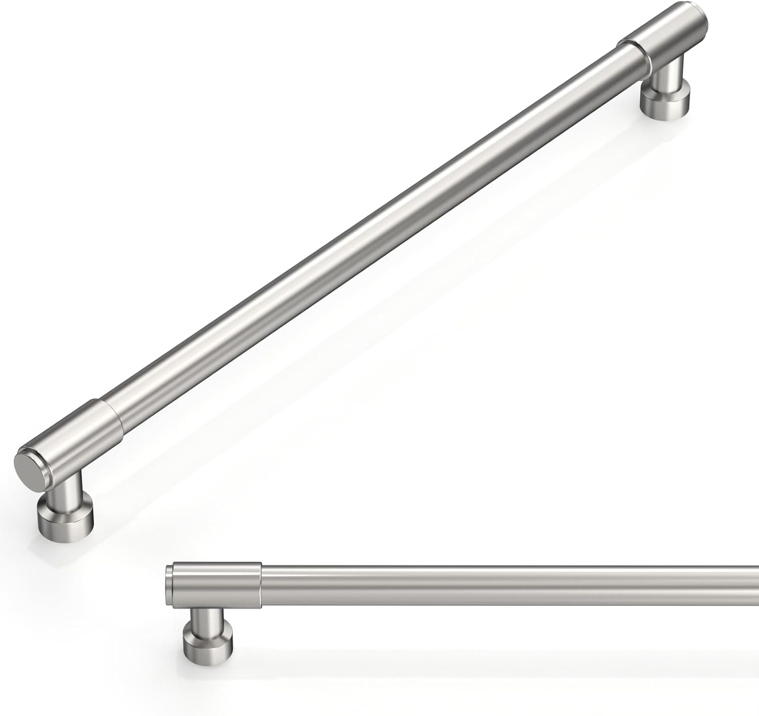 10 Pack Brushed Satin Nickel Cabinet Pulls for Kitchen Handles