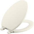 KOHLER Ridgewood Quiet-Close Toilet Seat, Elongated Biscuit - Quiet