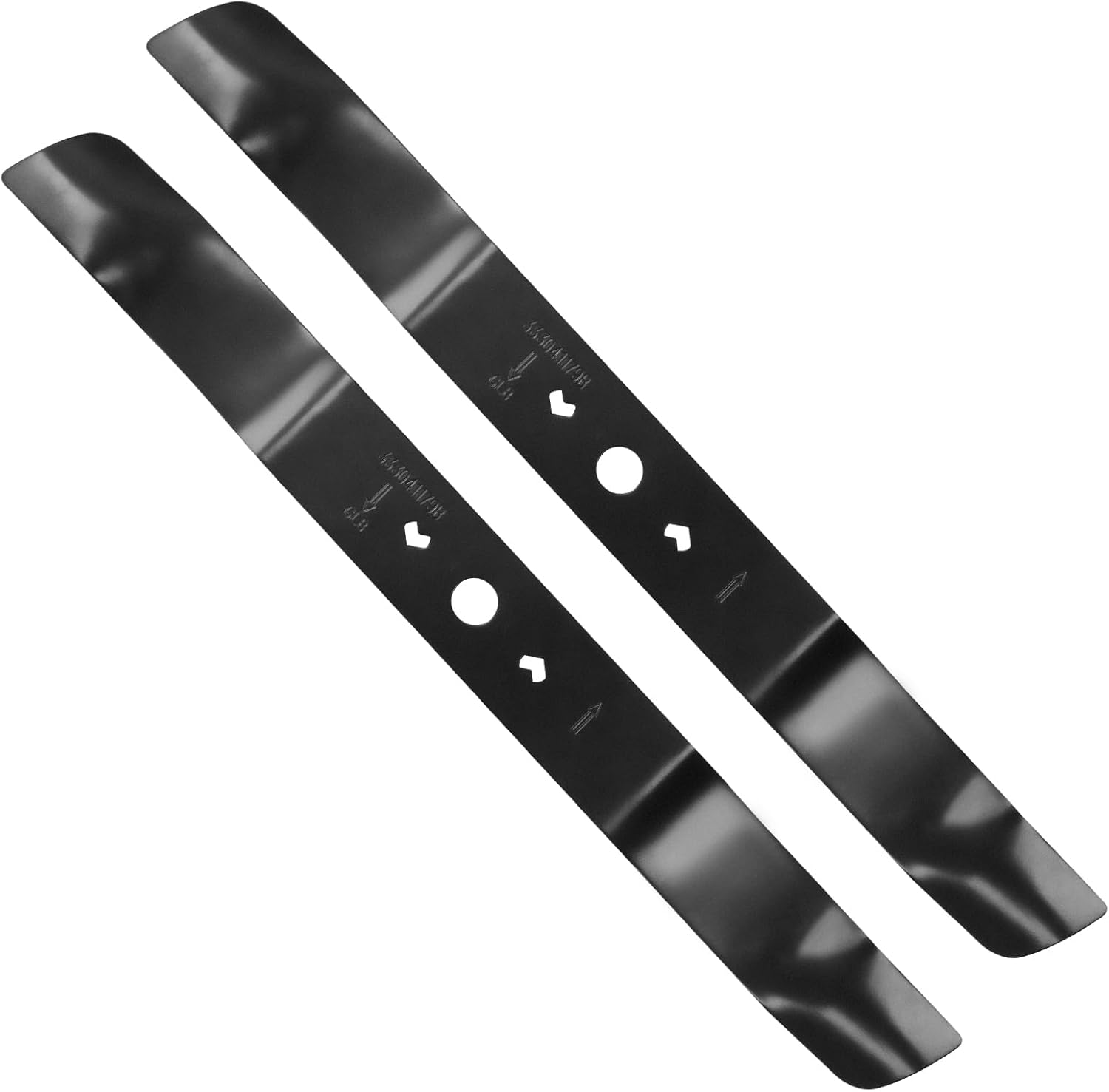Wadoy 21 Inch Lawn Mower Blade 2 Pack for Greenworks Mowers