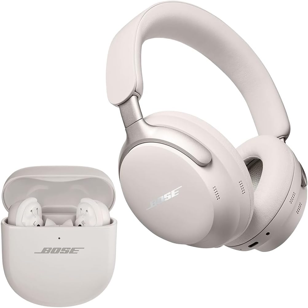 Bose QuietComfort Ultra Wireless Headphones Set - White