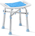 500lb Heavy Duty Shower Chair - Anti-Slip & Adjustable Height