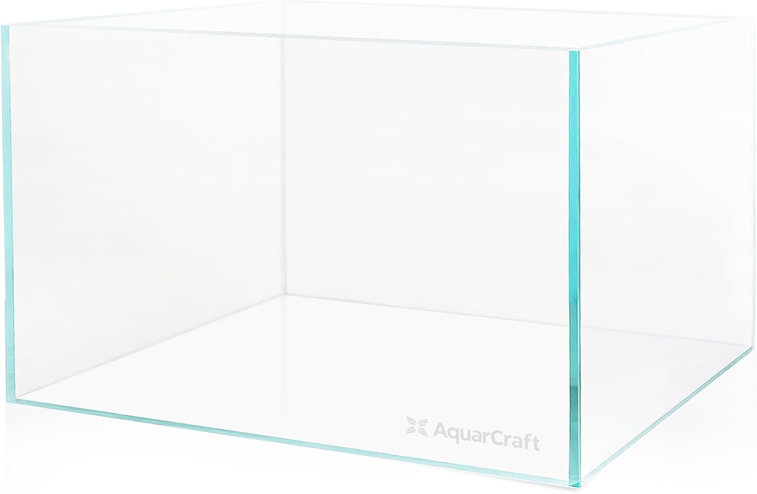Ultra Clear Glass Fish Tank 16 Gallon Rimless Aquarium Design